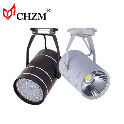 High CRI warm white gallery aluminum LED track light rail spot light 12w 85-265v